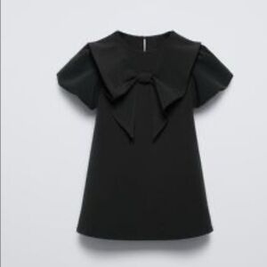 Zara Black Formal Kids Dress with Bow
